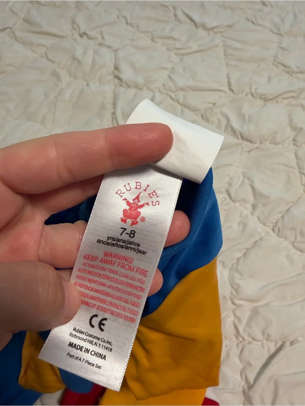 Kids sonic the hedgehog sonic costume 7-8